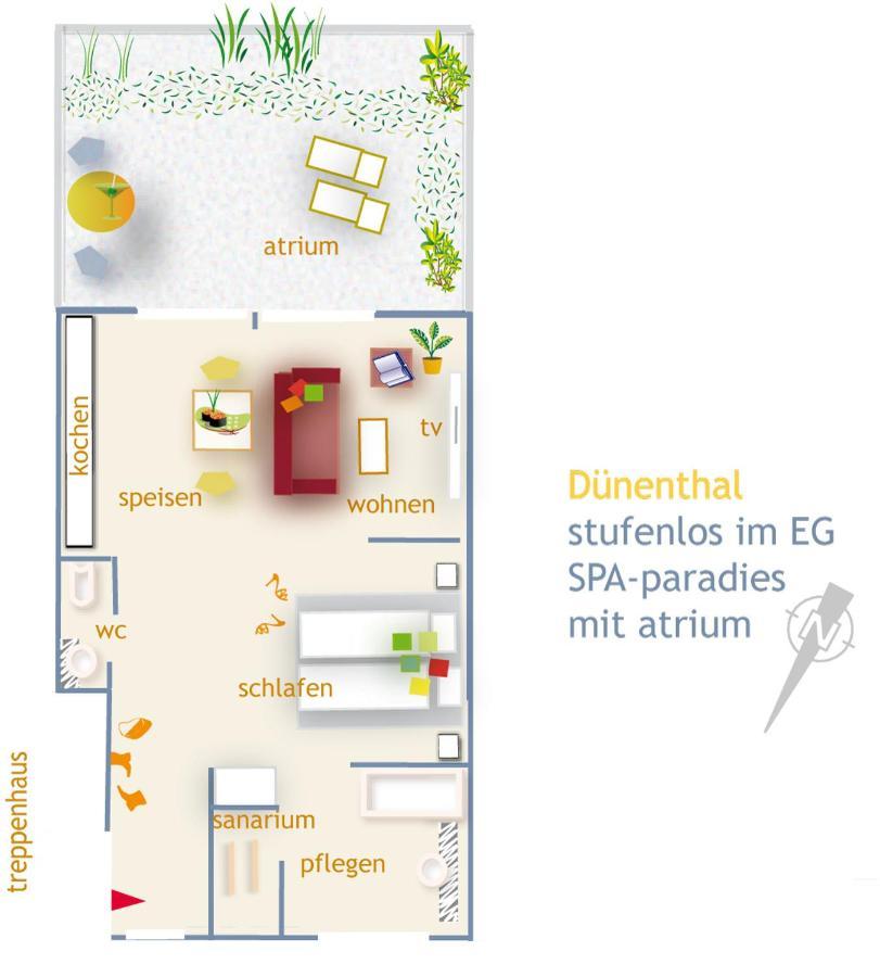 De Luxe Suite Duenenthal Norderney Ngoại thất bức ảnh